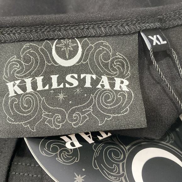 Killstar Oralia Cold Shoulder Top Size XL - Picture 3 of 5